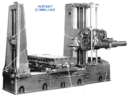 GIDDINGS & LEWIS Model 340T Boring Mill Parts Manual