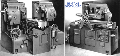 Cincinnati Hydromatic Milling Machines Operator's Instruction Book