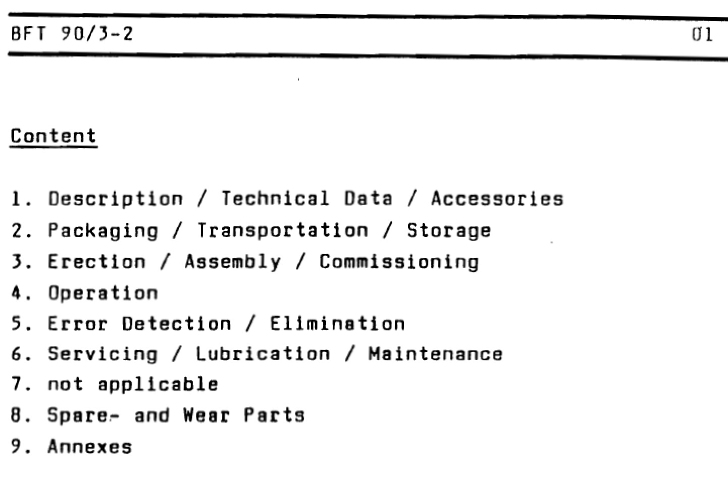 WMW Union Model BFT 90/3-2 Horizontal Boring Mill Manual 293 pages