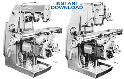 Cincinnati Cinova 80 Milling Machine Service and Parts Manual