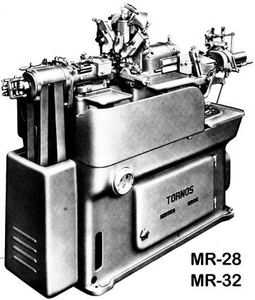 TORNOS Models MR-28 & MR-32 Operating, Maintenance & Parts Manual
