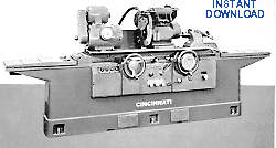 CINCINNATI 12", 14", 16" and 18" Hydraulic Universal Grinding Machines Model LL Operator Manual